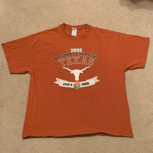 Texas Longhorns 2005 Champions NCAA Football T Shirt